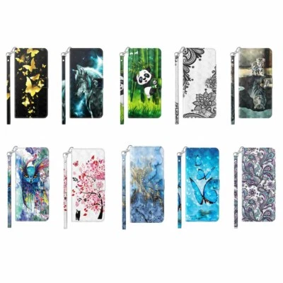 Case For Sony Xperia 1 II 5 II 10 II III IV 3D Painted Wallet Stand Phone Cover - Image 1 of 4