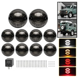 10pcs Led Indicator Tail&Fog&Reverse&Side Lights for Land Rover Defender/90/110 - Picture 1 of 11
