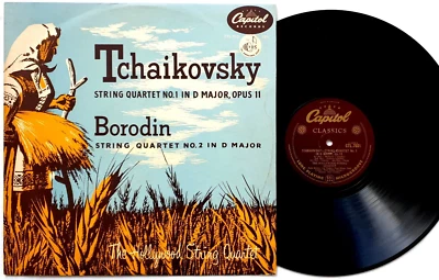 Hollywood String Quartet - Tchaikovsky & Borodin String Quartets Capitol UK Mono - Image 1 of 3