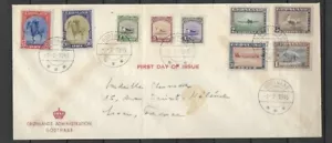 Greenland Sc 10 to 18 ON FDC CIRCULATED TO FRANCE FVF See SCAN - Picture 1 of 1