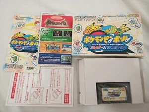 Pokemon Flipper Rubin & Saphir Game Boy Advance GBA Japan Import US-Verkäufer CIB - Bild 1 von 15