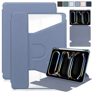 Case for iPad Air M3 13" / Air 11 Inch 2025 Smart Flip Leather Stand Flip Cover - Picture 1 of 58
