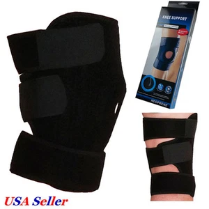 Knee Support Adjustable Elastic Brace Fastener Kneecap Stabilizer Sports Gym - Picture 1 of 12