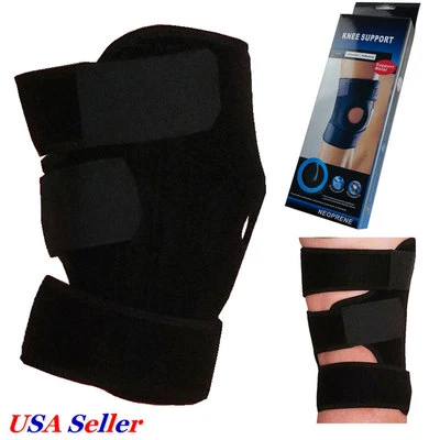 Knee Support Adjustable Elastic Brace Fastener Kneecap Stabilizer Sports Gym  - Image 1 of 4