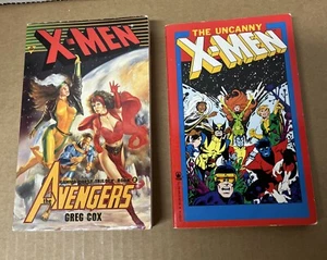 X-Men The Avengers Gamma Quest Book 2,The Uncanny X-Men 2 Lot Paperback VTG 1st - Picture 1 of 12