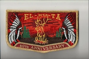 Lodge 520 El-Ku-Ta Trade-O-Ree 60th Anniversary OA flap - Picture 1 of 1