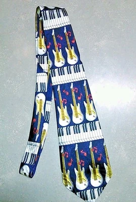 Corbata RENAISSANCE "Guitarra y Teclado"  Foto 1 de 3