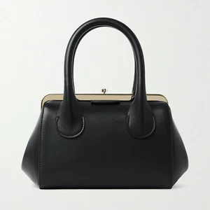 Bolso de cuero Chloe pequeño marco Joyce en negro - Imagen 1 de 8