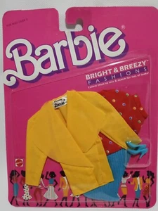 Barbie Doll Bright & Breezy Fashions #4529 New NRFP 1987 Mattel, Inc. - Picture 1 of 6