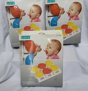 Benir Baby 6 Portion Packs with Tray BUNDLE OF 3 - Picture 1 of 2