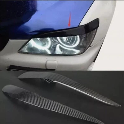 Carbon Fiber Headlight Eyelids Eyebrows for 98-05 Lexus IS200 IS300 Altezza F Foto 1 de 2