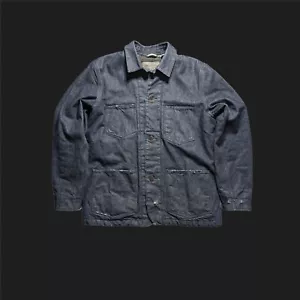 Levis Selvedge Denim Jacket Blanket Lined Size Large - Picture 1 of 12