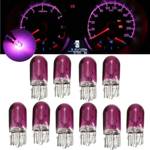 10PCS T10 501 3W Violet Tableau de Bord Voiture Tableau de Bord Ampoules Lumière Accessoires - Photo 1/11