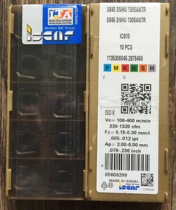 ISCAR S845 SNHU 1305ANTR IC810 - 1 paquete de fábrica (10 piezas) - Imagen 1 de 1