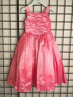 NWT Plush Coral Pink/Salmon Sweetie Pie Pageant/Party/Formal Gown sz 3- Fit 4/5Y - Image 1 of 4