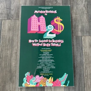 BROADWAY How To Succeed In Business Without Really Trying Window Card Poster - Picture 1 of 2