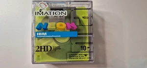10 Imation Floppy Diskettes, New In Box, 2HD. 3.5" 1.40MB, Neon Disk - Zdjęcie 1 z 4