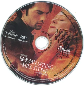 The Roman Spring of Mrs. Stone (DVD, 2003) Just the Disc📀, FREE SHIPPING USA - Picture 1 of 2