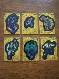 2025 Marvel Comic Book Heroes Gold Wave Refractor Lot Atomic Hulk Wolverine - Picture 1 of 9
