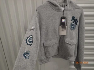 Philadelphia Eagles wEAr by Erin Officially Licensed NFL Cropped FullZip Hoodie - Bild 1 von 22