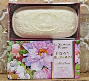 La Saponeria Firenze Peony Blossom Bar Soap Italy 10.5 OZ - Picture 1 of 1