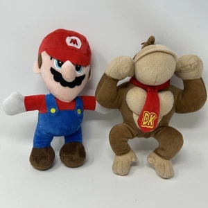 Mario und Donkey Kong Plushes ~10" - Bild 1 von 7