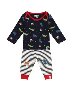 Lilly And Sid 2Pc Dino Sid Knee Pant Set - Picture 1 of 4