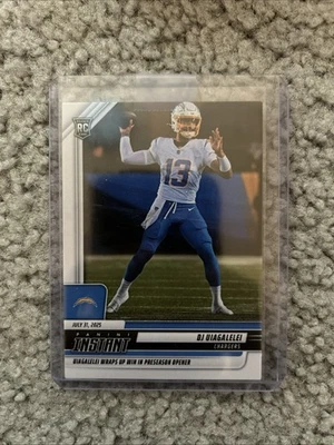 /72 2025 Panini Instant NFL DJ Uiagalelei DEBUT ROOKIE CARD SD Chargers #4RC - Image 1 of 2