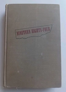 Neunzehn vierundachtzig 1984 von George Orwell 1949 Harcourt Brace 1. Auflage HC - Bild 1 von 12