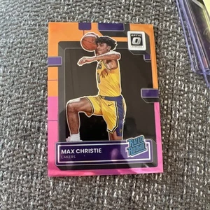 Max Christie 2022-23 Donruss Optic #233 Rated Rookie RC Mavericks 14/15 Org/Pink - Bild 1 von 2