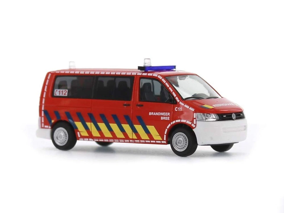 Reitze 52625 Fire brigade Rietze Volkswagen T5 Gp Bus Lr Fd Brandweer Bree (Nl)  - Imagen 1 de 1