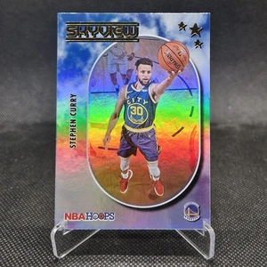 2021-22 Panini NBA Hoops - Stephen Curry Golden State Warriors Skyview Holo - Bild 1 von 2
