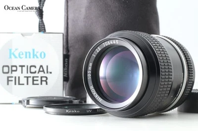 Rare! Non Ai [Almost MINT] Nikon 105mm f/2.5 New NIKKOR Telephoto MF Lens JAPAN - Image 1 of 4