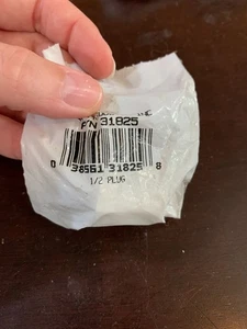 1/2" Stecker - weiß - Teilenummer: 31825 - Bild 1 von 4