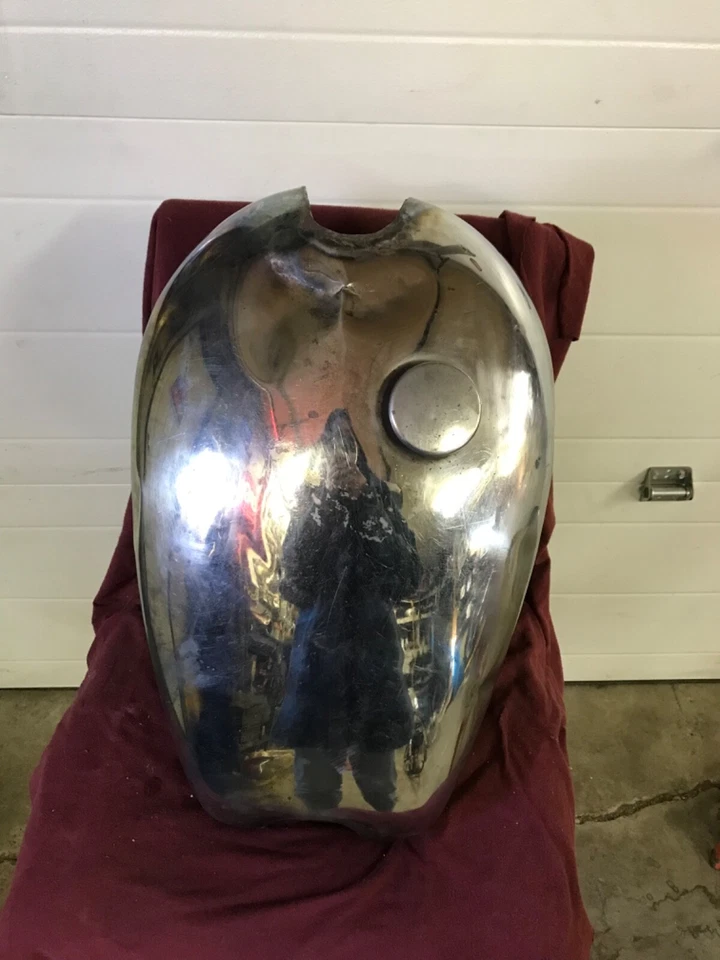 Norton 1950's ES2 Fuel Tank with Cap - Image 1 of 4