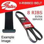 New Gates Micro V-Ribbed Belt 8 Ribs 2220Mm Part No. 8Pk2220es Extra Service