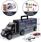 Toddler/Boy Toy Large Transport Cars Carrier Set Truck with 12 Die cast Vehicles
