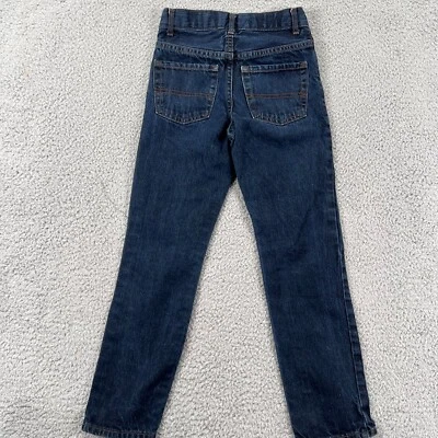 Place Boys Blue Medium Wash 5 Pocket Design Denim Straight Jeans Size 8 Slim - Image 1 of 4
