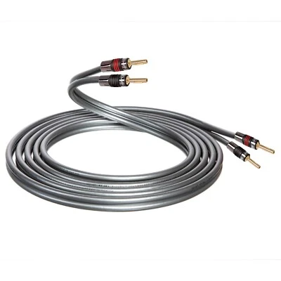 QED Reference XT40i Speaker Cable Metal AIRLOC Forte Plugs Terminated SINGLE - Image 1 of 4