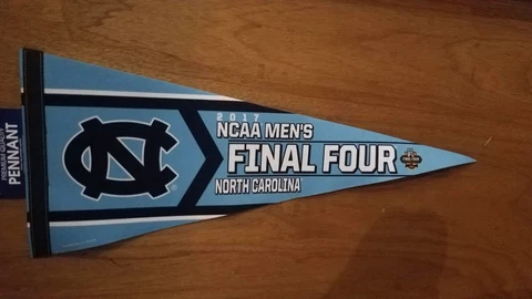 2017 Final Four 12x30 Premium Pennant North Carolina Tar Heels Cover
