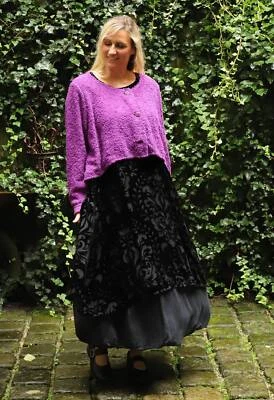 Privatsachen - Lagenlook TEDDY JACKE WAAGLOS Gr 42 bis 52 - bischof - Bild 1 von 4