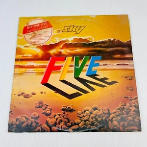 Sky Five Live by Sky 1983 Gatefold Vinyl Record Double Album + Lyrics RARE - Picture 1 of 9