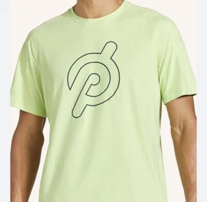 Peloton Mens Striving Short Sleeve Crew Neck T-Shirt Light Green Size M, L - Picture 1 of 4