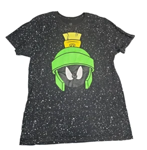 Looney Tunes Marvin The Martian Black And White T Shirt Size Large - Picture 1 of 6