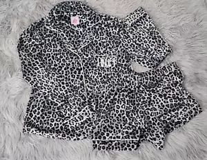 Juicy Couture M Tierdruck Lounge Set Nachtwäsche Shorts Knopfleiste Top - Bild 1 von 10