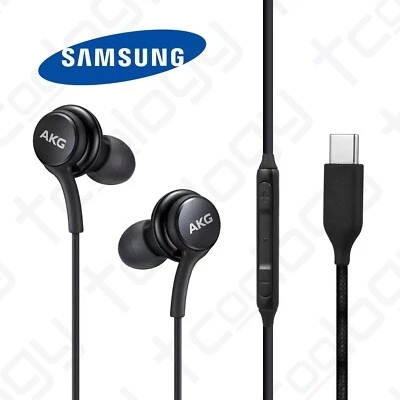 Original Samsung Galaxy S25 S24 AKG Stereo Earbuds with USB-C Braided Cable - Image 1 of 4