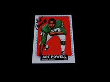 Art Powell 1964 Topps #150 Autographed HOF Raiders Card Auto '60s AFL Rare