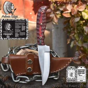 Ashen Edge Hot Item Skinner Knife AUS-8 Steel Hard Wood Hiking Best Selling - Picture 1 of 6