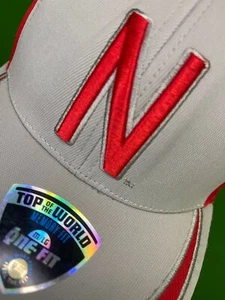 Sombrero/gorra de béisbol NCAA Nebraska Cornhuskers Top of the World OSFM nuevo con etiquetas - Imagen 1 de 6