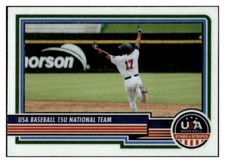 USA BASEBALL 15U NATIONAL TEAM 2023 Panini Stars and Stripes Highlights ID:64889
